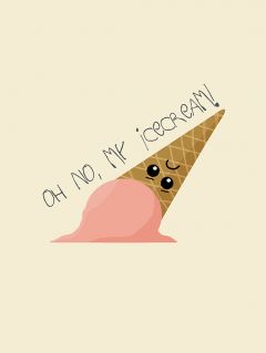 Oh no, my ice cream!