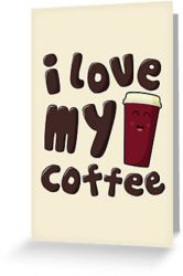 Longtime Coffee Love - Greeting Card