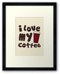 Longtime Coffee Love - Framed Print