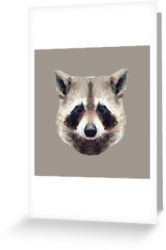 The Raccoon - Greeting Card